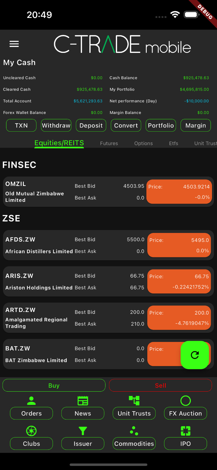 C-Trade Mobile App